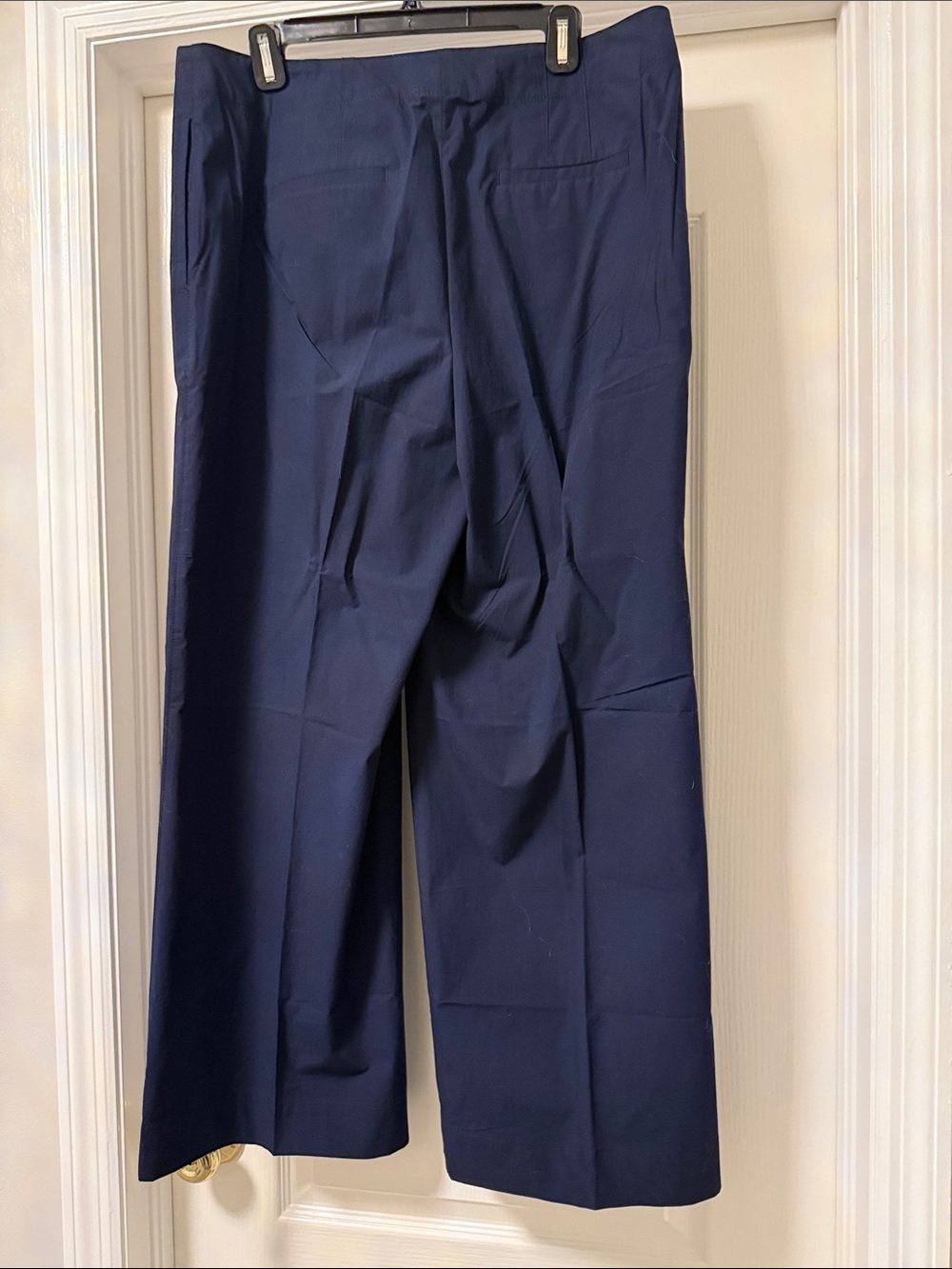 Talbots Navy Wide Leg Pants - Picture 3 of 4
